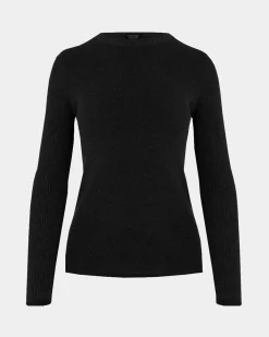 Forcast Tania Crew Neck Knit Black Clearance