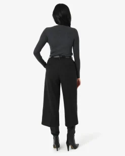 Forcast Tania Crew Neck Knit Charcoal Discount
