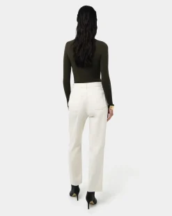 Forcast Tania Crew Neck Knit Khaki