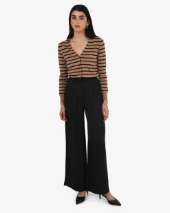 Forcast Valeria Wide Leg Pants Black