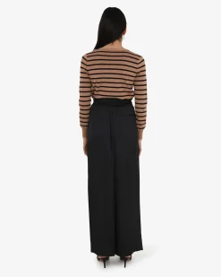 Forcast Valeria Wide Leg Pants Black