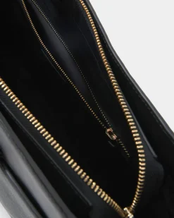 Forcast Valerie Leather Tote Bag Black Online