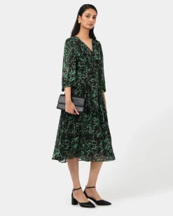 Forcast Veda Maxi Dress Green Multi Best