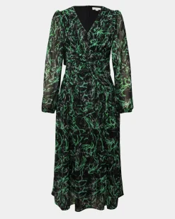 Forcast Veda Maxi Dress Green Multi Best