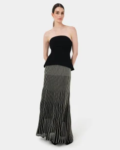 Forcast Veya Panel Bodice Black Clearance