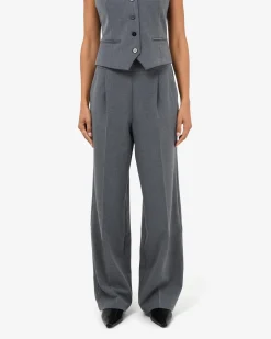 Forcast Westwood Elastic Waist Pants Grey Best