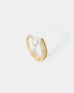 Forcast Winter 16k Plated Ring Gold Outlet