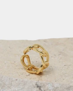 Forcast Wonder Chain Ring Gold