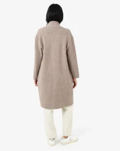 Forcast Yara Wool Blend Coatigan Beige Outlet
